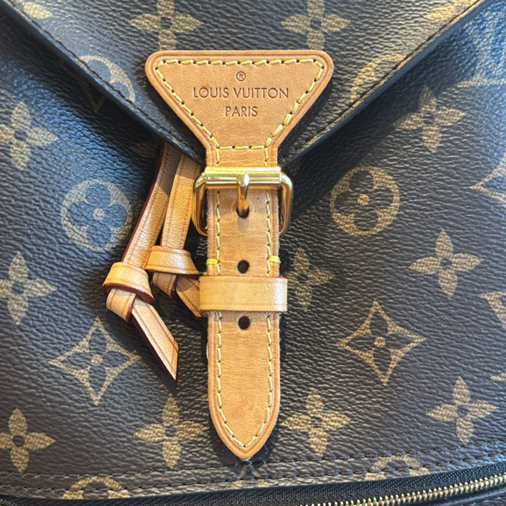 SOLD Louis Vuitton Monogram Canvas  Original Montsouris Backpack Purse Bag EUC - Picture 12 of 17